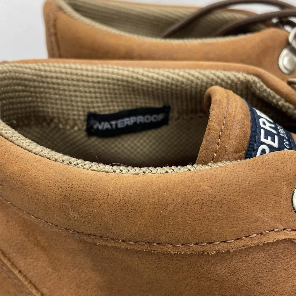 Sperry Striper II Storm Mid Sneaker Chukka Boots Waterproof Leather Brown Men 10